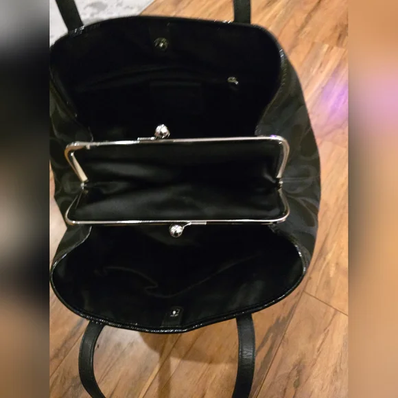 COACH Floral Applique Shoulder Bag - Picture 4 of 12